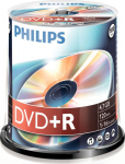 1x100 Philips DVD+R 4.7GB 16x SP