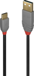 Lindy 1M Usb 2.0 Type A To C Cable, Anthra Line