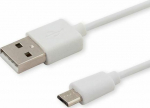 Kabel USB Savio USB-A - microUSB 1 m White (SAVIO CL-123)