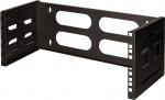 LogiLink Rack Bracket - suitable for Wandmontage - Schwarz, RAL 9003 - 4U - 48.3 cm (19")