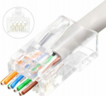 MicroConnect Modular EZ Plug RJ45 8P8C CAT6, Unshielded, 50pcs in one bag