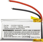 CoreParts Battery 0.67Wh Li-Pol 3.7V, 180mAh Black for Wireless
