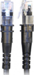 PatchSee TP-6A-U/13 - 4 m - Cat6a - U/UTP (UTP) - RJ-45 - RJ-45 - Schwarz