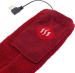 Glovii Heated socks with a remote control, size 41-46, red GQ3L