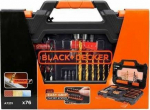 Black&Decker Wiertło Black&Decker Do metal, wood and concrete 76 szt. (A7231)