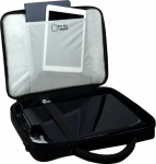 PORT DESIGNS | Courchevel | Fits up to size 17.3 " | Messenger - Briefcase | Black | Shoulder strap