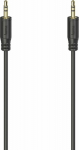 Kabel Hama Jack 3.5mm - Jack 3.5mm 0.75m czarny (002007250000)