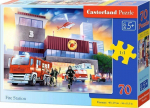 1565 Castorland Puzzle 70 Fire station CASTOR