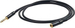 PROEL 6.3mm stereo female - 6.3 mm stereo male, 3m, black