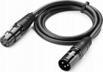 Ugreen 20710B XLR żeński do XLR male 2m czarny