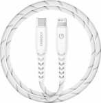 Kabel USB Energea USB-C - Lightning 1.5 m White (CBL-NFCL-RED150)
