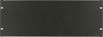 Lanview 4U 19" SCREW TYPE BLANK PANEL, BLACK