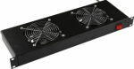 Lanview 2 FANS, ANALOG THERMOSTAT, RACK MOUNT FAN MODULE 1U