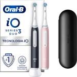 Oral-B iO Series 3N Duo Elektrisk tandb&oslash;rste 2 stk. Sort/Lyser&oslash;d