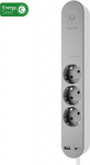 Hombli Steckdosenleiste - Wechselstrom 230 V - Eingabe, Input type E - output terminals: 3 (3 x Typ E, USB, USB-C)