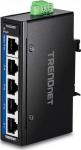 TRENDnet 5-Port Industrial Gigabit DIN-Rail Mini Switch