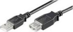 Wentronic goobay USB forl&aelig;ngerkabel 1.8m Sort