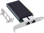 Karta sieciowa InLine &reg; Dual 10-Gigabit NIC 2x RJ45 10Gb/s PCIe x8