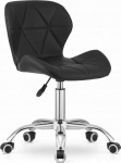 Office chair Leobert Office swivel chair with wide backrest eco-leather black