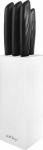 Vialli Design Set of knives in a white block 5 szt. Caro 27978