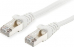 Equip Patchkabel Cat6A S/FTP 2xRJ45 0.15m white LSZH polybag