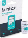 Uniross Batteries Uniross Power Plus Alkaline 6LR61 9V 600mAh, 1 stk