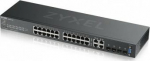 ZYXEL COMMUNICATIONS A/S ZYXEL GS2220-28, EU REGION,24-PORT GBE L2 SWITCH WITH GBE UPLINK (1 YEAR NCC PRO PACK LICENSE BUNDLED) (5Y WARRANTY)