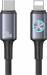 Kabel USB Usams USB-C - Lightning 1.2 m Szary