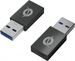 CONCEPTRONIC Adapter USB-A3.0->USB-C3.2 2Stk 10Gbs OTG gr