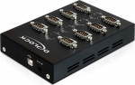 DELOCK Serial Hub 8-Port 1x USB -> 8x D-Sub9 extern