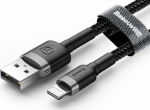 Kabel USB Baseus USB-A - Lightning 2 m Black and gray (6953156275010)
