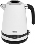 Adler | Kettle | AD 1295w | Electric | 2200 W | 1.7 L | Stainless steel | 360&deg; rotational base | White