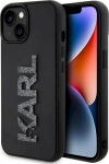 Karl Lagerfeld KLHCP15S3DMBKCK Hardcase 3D Rubber Glitter Logo for iPhone 15/14/13 6.1" / black