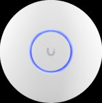 UBIQUITI U6+, WiFi 6, 4 spatial streams, 140 m&sup2; (1.500 ft&sup2;) coverage, 300+ connected devices, Powered using PoE, GbE uplink