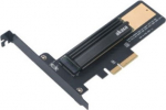 Akasa M.2 X4 PCI-E 3.0 Adapter Karte - schwarzes PCB