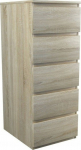 Topeshop W5 SONOMA chest of drawers