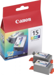 Patrone Canon BCI15C (2er) cy/ma/ye 100 Seiten