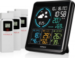 KIENZLE Home Weather Station w. 3 Radio-Controlled Sensors