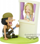 Banpresto WCF &ndash; Log Stories: One Piece - Usopp & Kaya Statue (7cm) (88702)