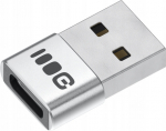 Adapter USB Green Cell USB-A - USB-C Silver (GREEN-ADGCAC1)
