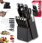 Klausberg KITCHEN KNIFE SET I DO STEK&Oacute;W W BLOCK KB-7985