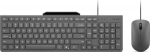 Lenovo 310 USB-A Wired Combo US English | Keyboard and Mouse Set | Wired | Mouse included | US English | Luna Grey