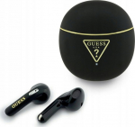 Headphones TWS Guess Gold Line Triangle czarny