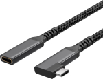 Shiverpeaks USB-C Verl&auml;ngerungskabel USB-C/C 3.2 PD 90&deg; 50cm