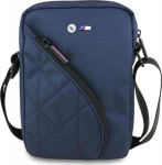 BMW Nylon Pockets & Metal Logo 8" Tablet Bag Navy Blue