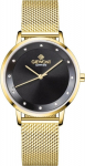 Giewont Sapphire Women&rsquo;s Watch / gold-black