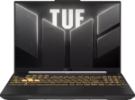 Asus TUF Gaming F16 FX607VJR-TU305W | Mecha Gray | 16 " | IPS | WUXGA | 1920 x 1200 pixels | 144 Hz | Anti-glare | Intel Core 5 | 205H | 16 GB | DDR5 | Solid-state drive capacity 512 GB | NVIDIA GeForce RTX 3050 Laptop GPU | GDDR6 | 6 GB | Windows 11 ...