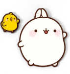 The Carat Shop Ltd Carat Shop: Molang - Molang and Piu Piu Pin Badge (MLPB0128)