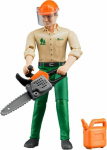 Figurine Bruder bWorld - Lumberjack with accessories (60030)