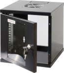 INTELLINET wall-mounted cabinet 10" 6HE 300x300mm schwarz,montiert
